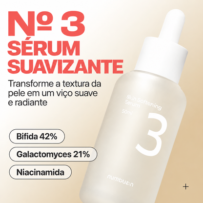 numbuzin No.3 Sérum Suavizante para a Pele