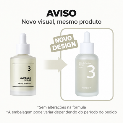 numbuzin No.3 Sérum Suavizante para a Pele