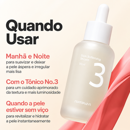 numbuzin No.3 Sérum Suavizante para a Pele