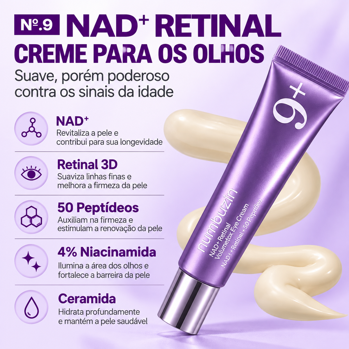 numbuzin No.9 Ritual para Refrescar os Olhos.(Kit)
