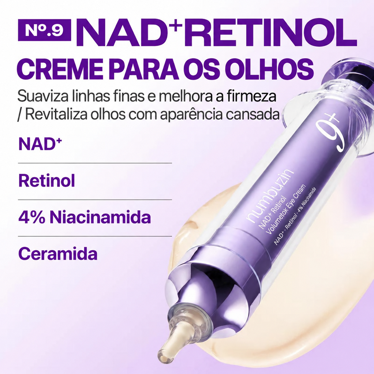 numbuzin No.9 Ritual para Refrescar os Olhos.(Kit)